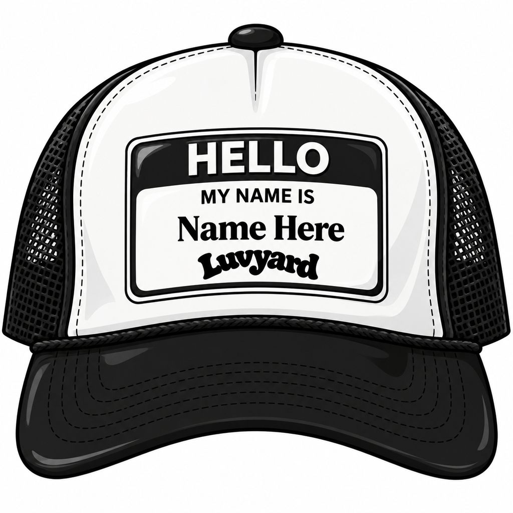 WLY- Customizable Trucker Hat (Black)