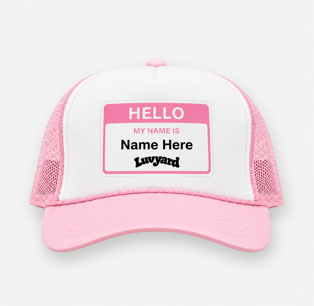 WLY- Customizable Trucker Hat (Pink)