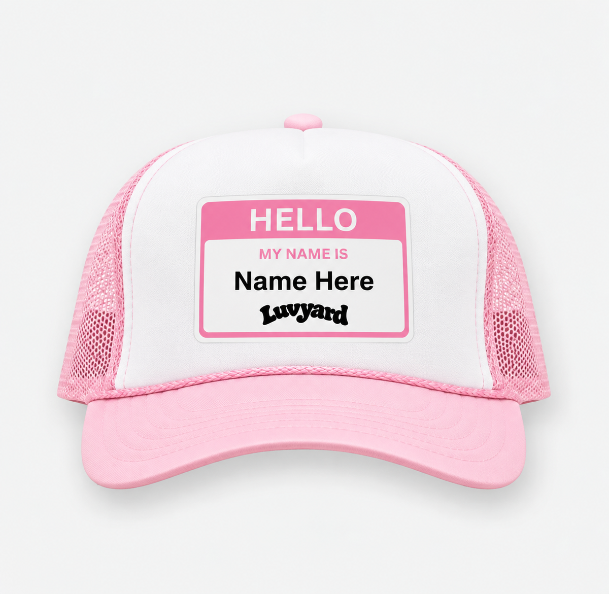 WLY- Customizable Trucker Hat (Pink)
