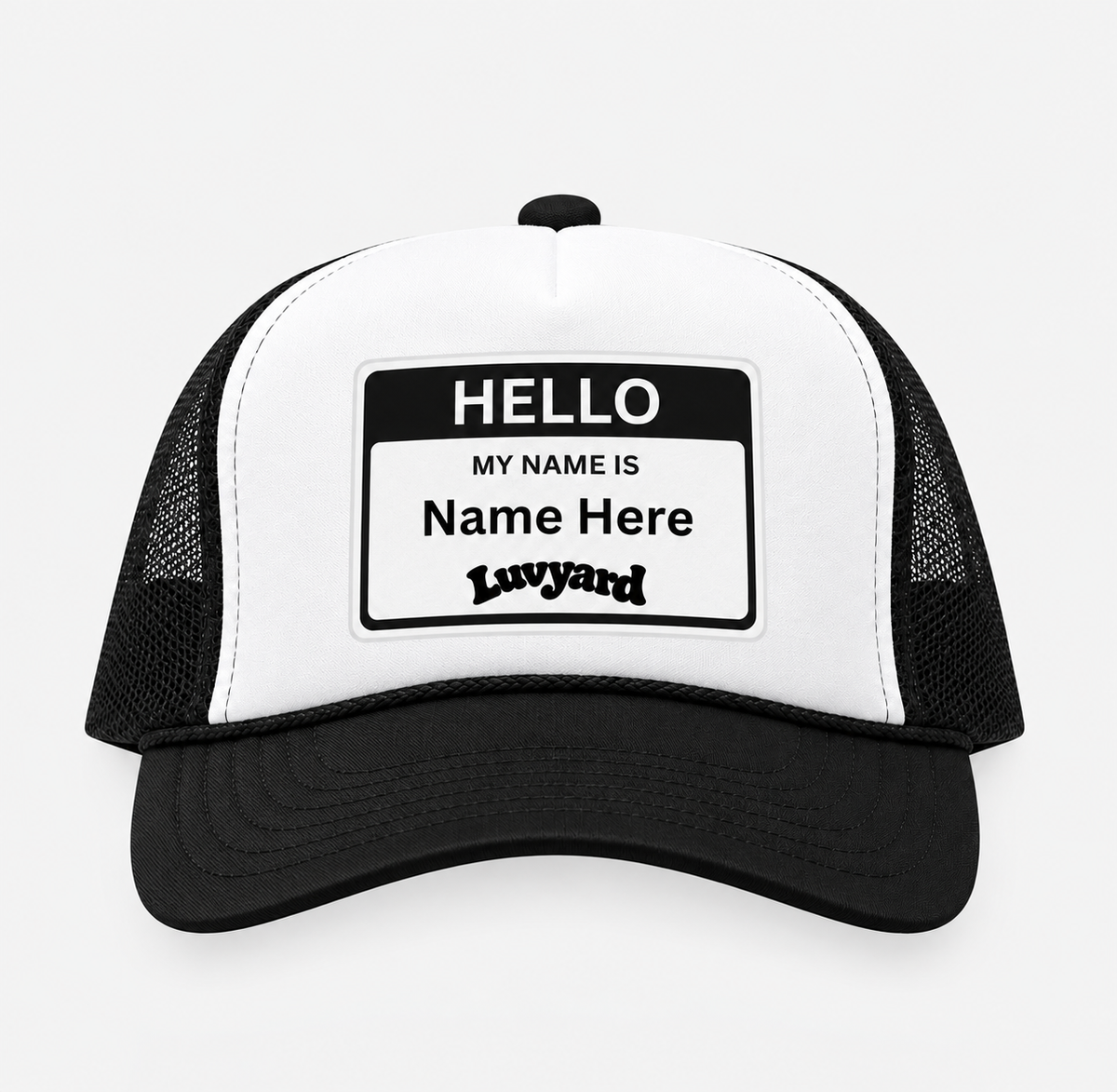 WLY- Customizable Trucker Hat (Black)