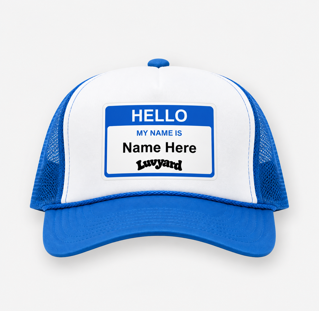WLY- Customizable Trucker Hat (Blue)