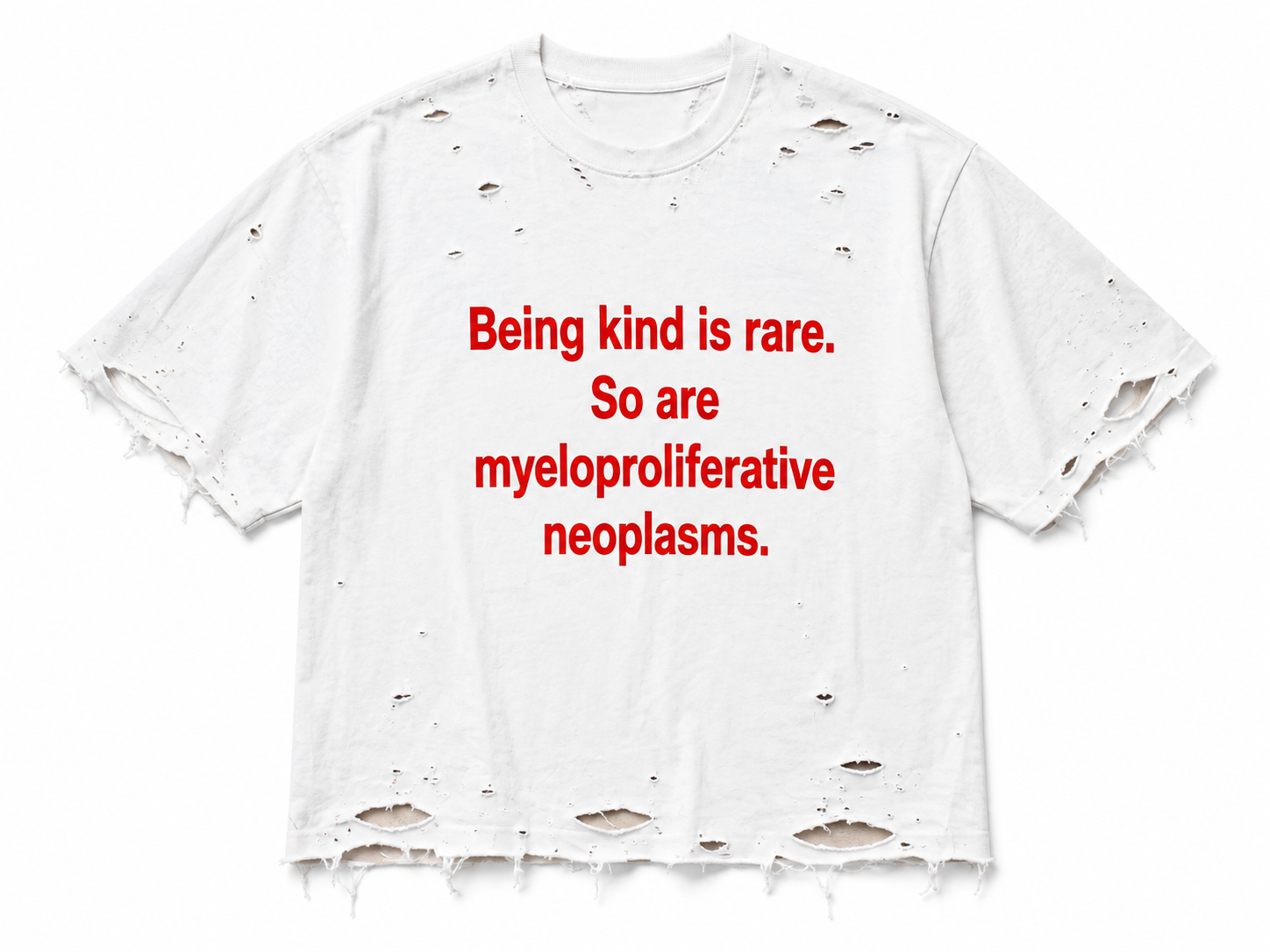 Being Kind Is Rare Distressed T-Shirt Unisex