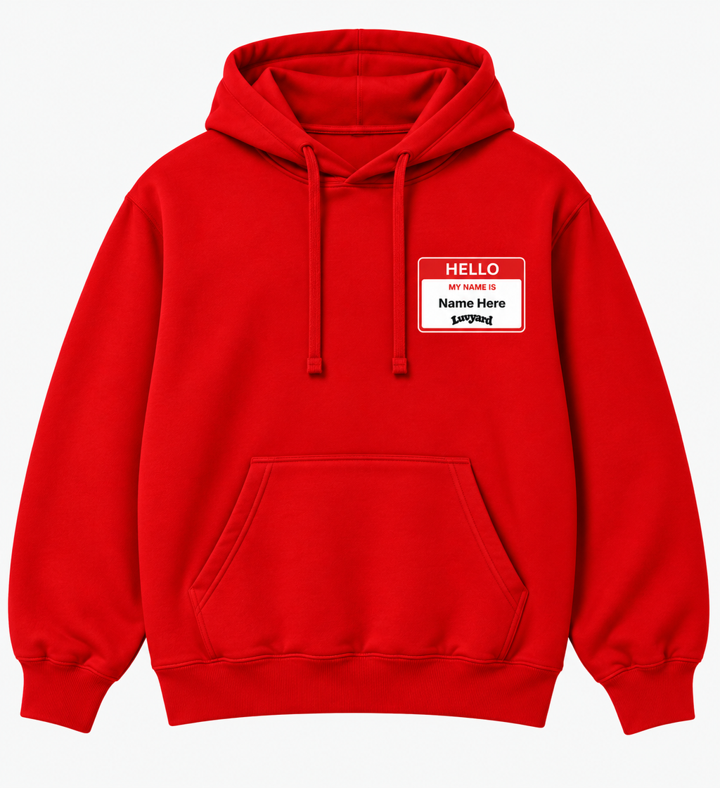 WLY - Customize your self (Rememberance Red Hoodie)