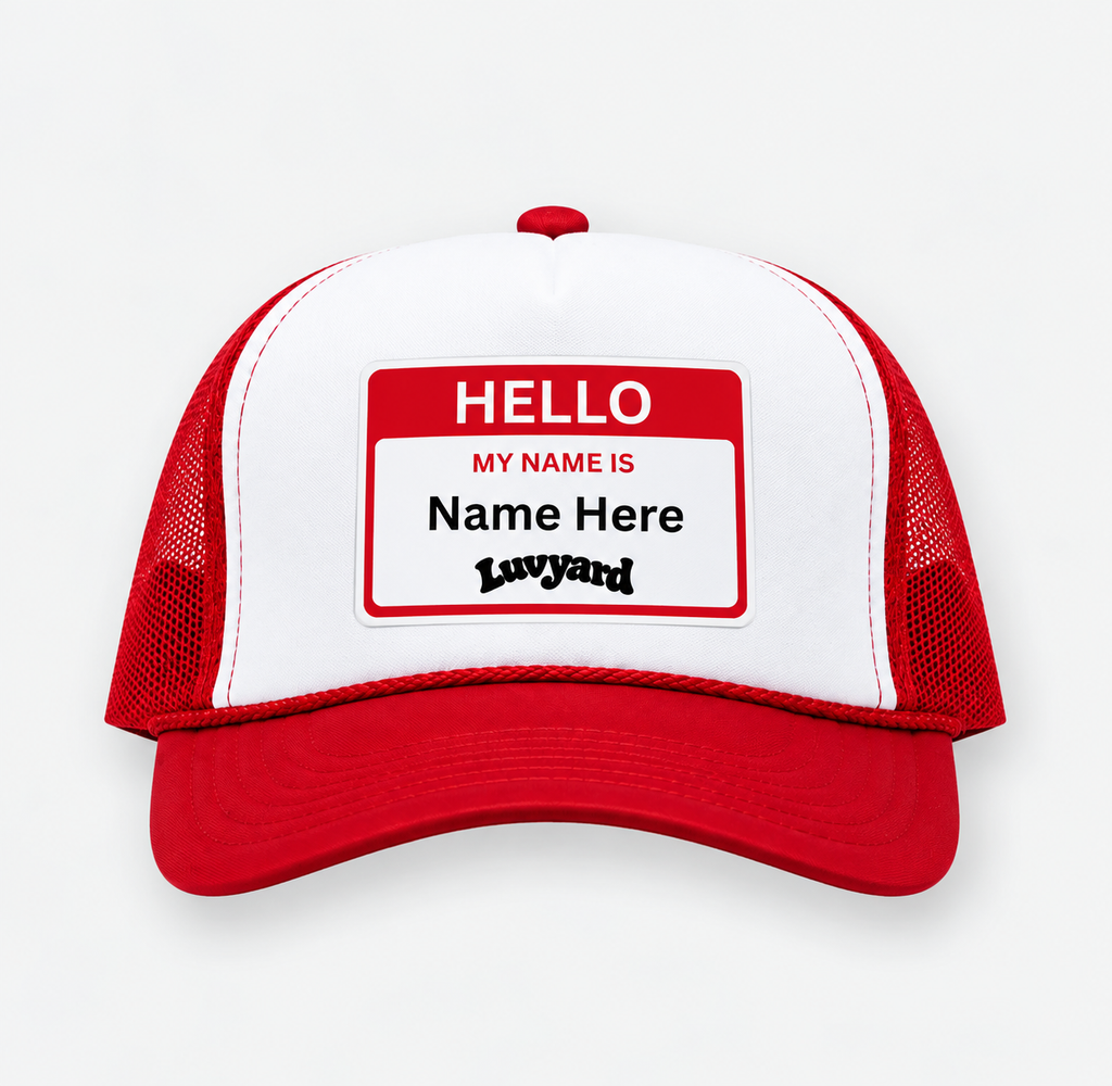 WLY- Customizable Trucker Hat (Red)