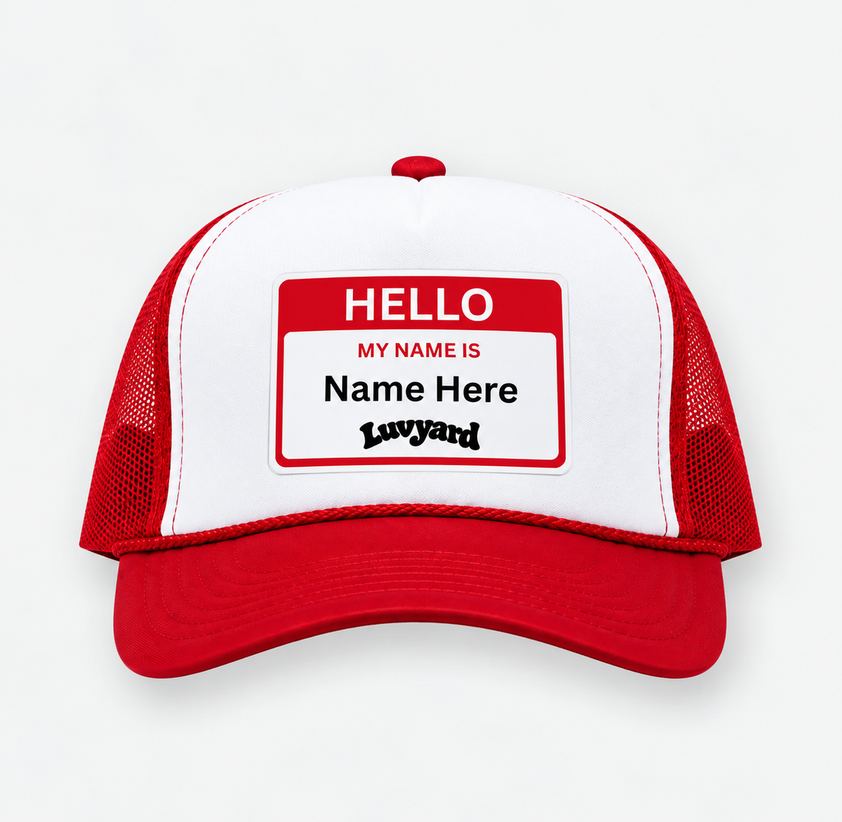 WLY- Customizable Trucker Hat (Red)