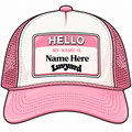 WLY- Customizable Trucker Hat (Pink)